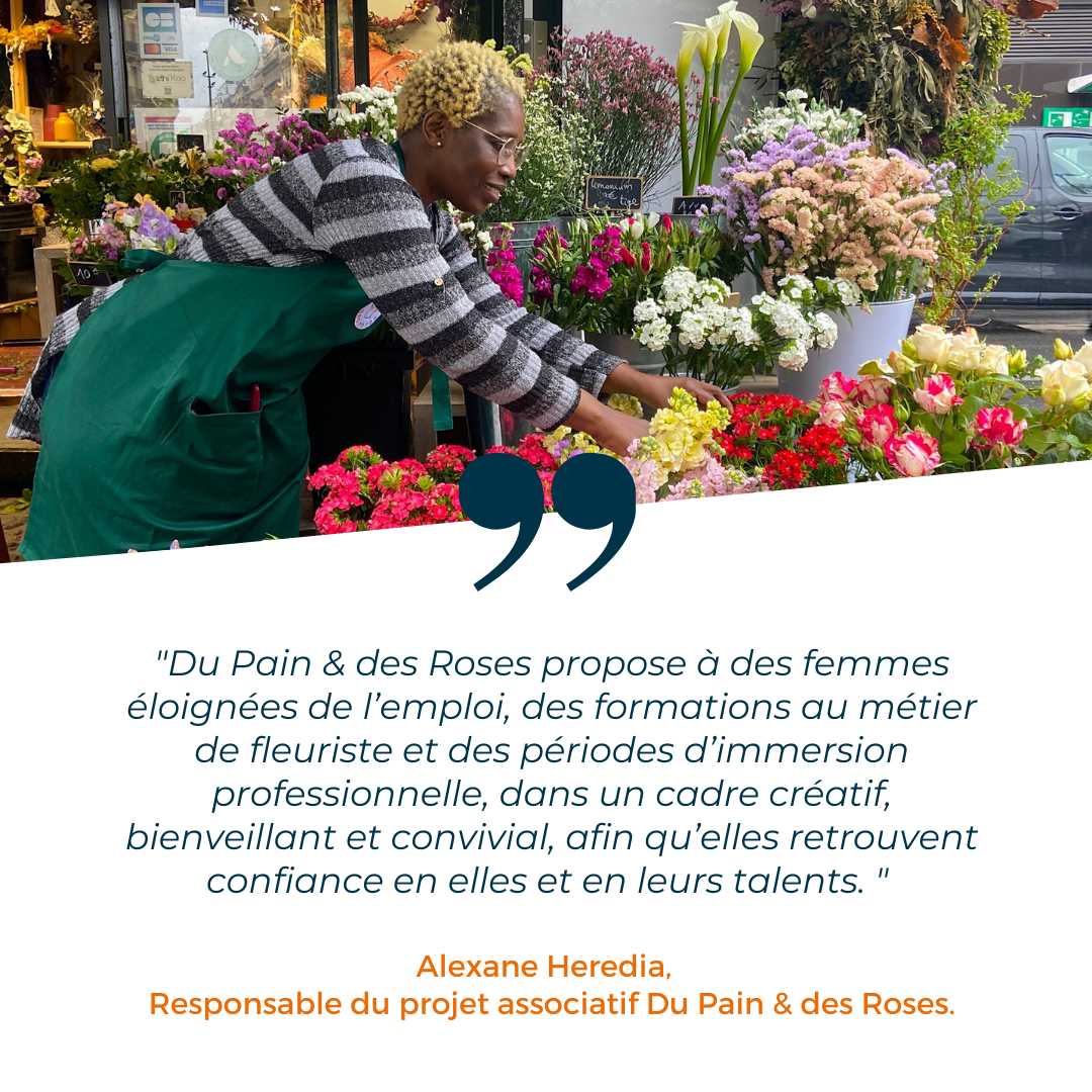 Du Pain & des Roses, des formations au métier de fleuriste proposées à des femmes éloignées de l’emploi