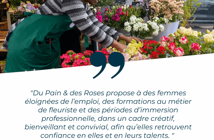 Du Pain & des Roses, des formations au métier de fleuriste proposées à des femmes éloignées de l’emploi