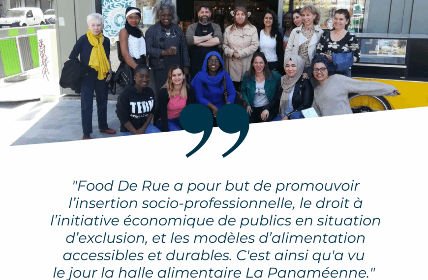 Food De Rue, l’insertion socio-professionnelle par des modèles d’alimentation accessibles et durables.