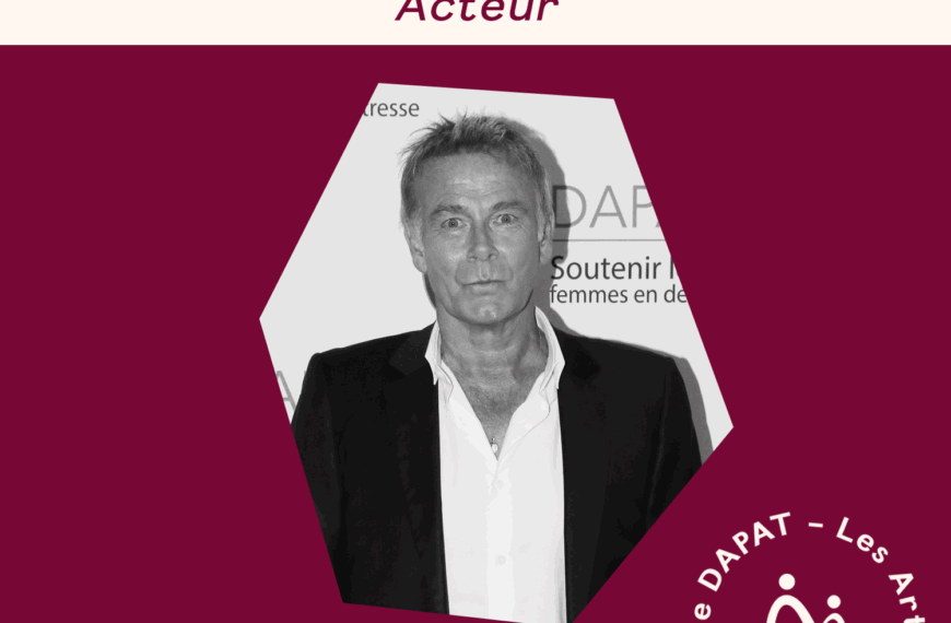 Franck Dubosc – Acteur, remettant à la Remise des Prix DAPAT 2021.