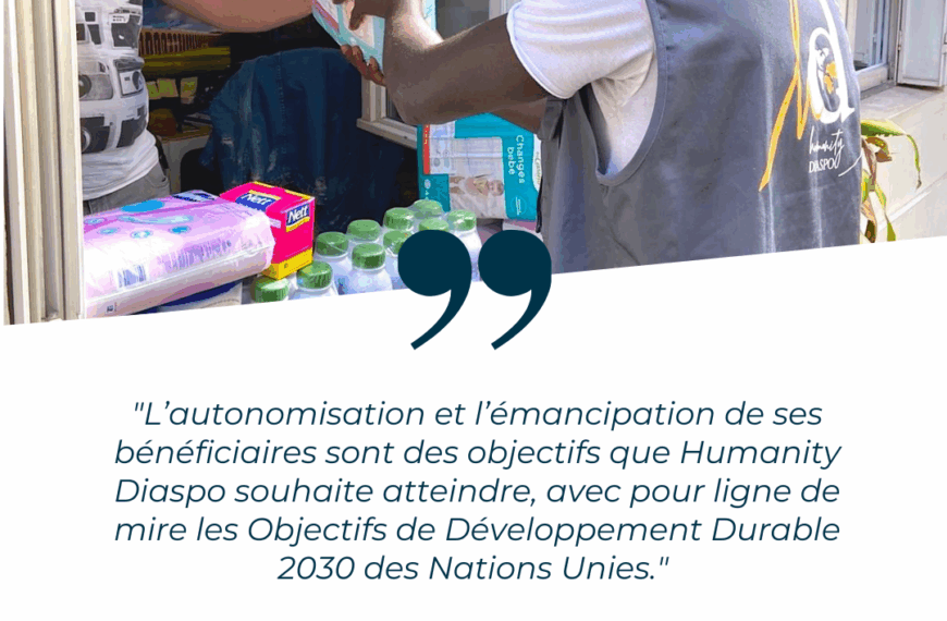 Humanity Diaspo, une ONG Humanitaire de développement, TechForGood et féministe.