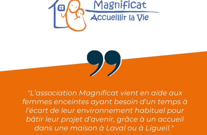 Magnificat – Accueil pour femmes enceintes à Laval et à Ligueil.