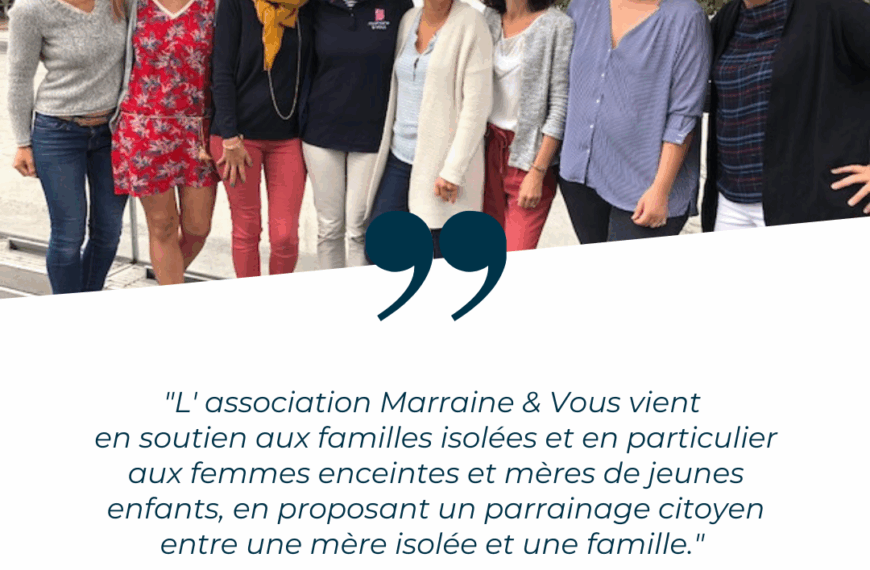 Marraine & Vous, des familles marraines pour mères isolées.