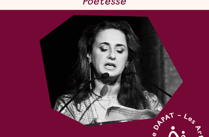 Tara Vergnet (Tahoura) – Poétesse soutenant les Prix DAPAT.