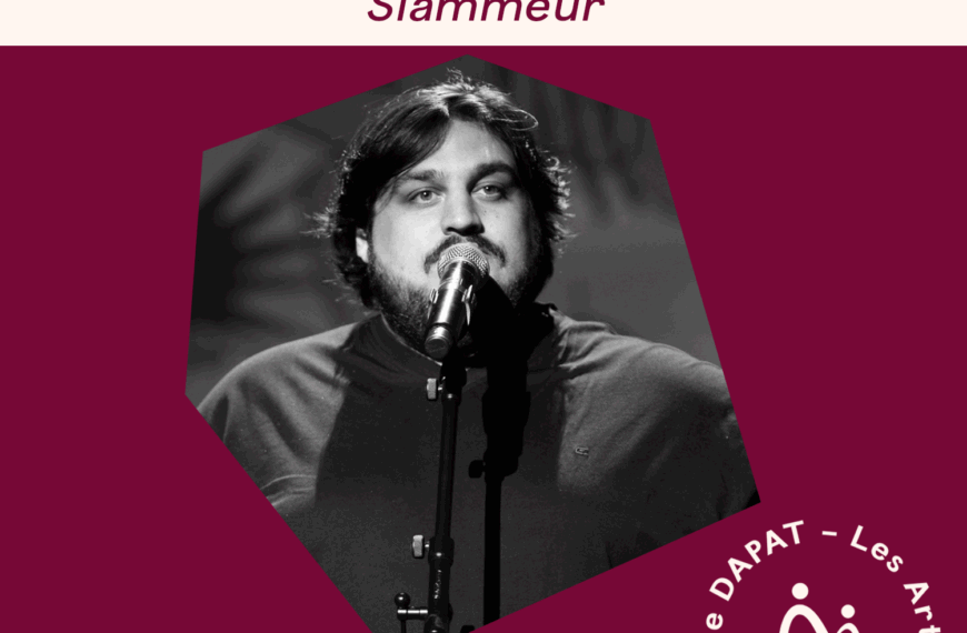 Victor – Slammeur, soutien de DAPAT.